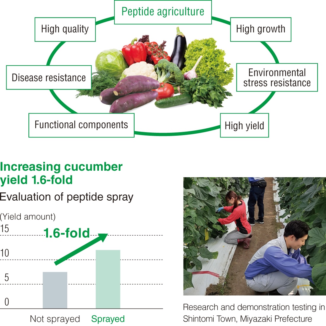 Peptide agriculture